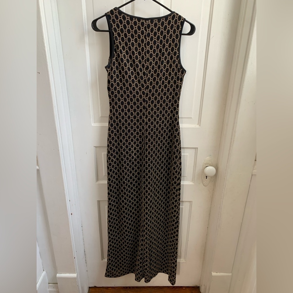 Rampage Y2K Vintage Maxi Dress Black/Gold Medium Grunge Whimsigoth 90's Vintage - Picture 2 of 4